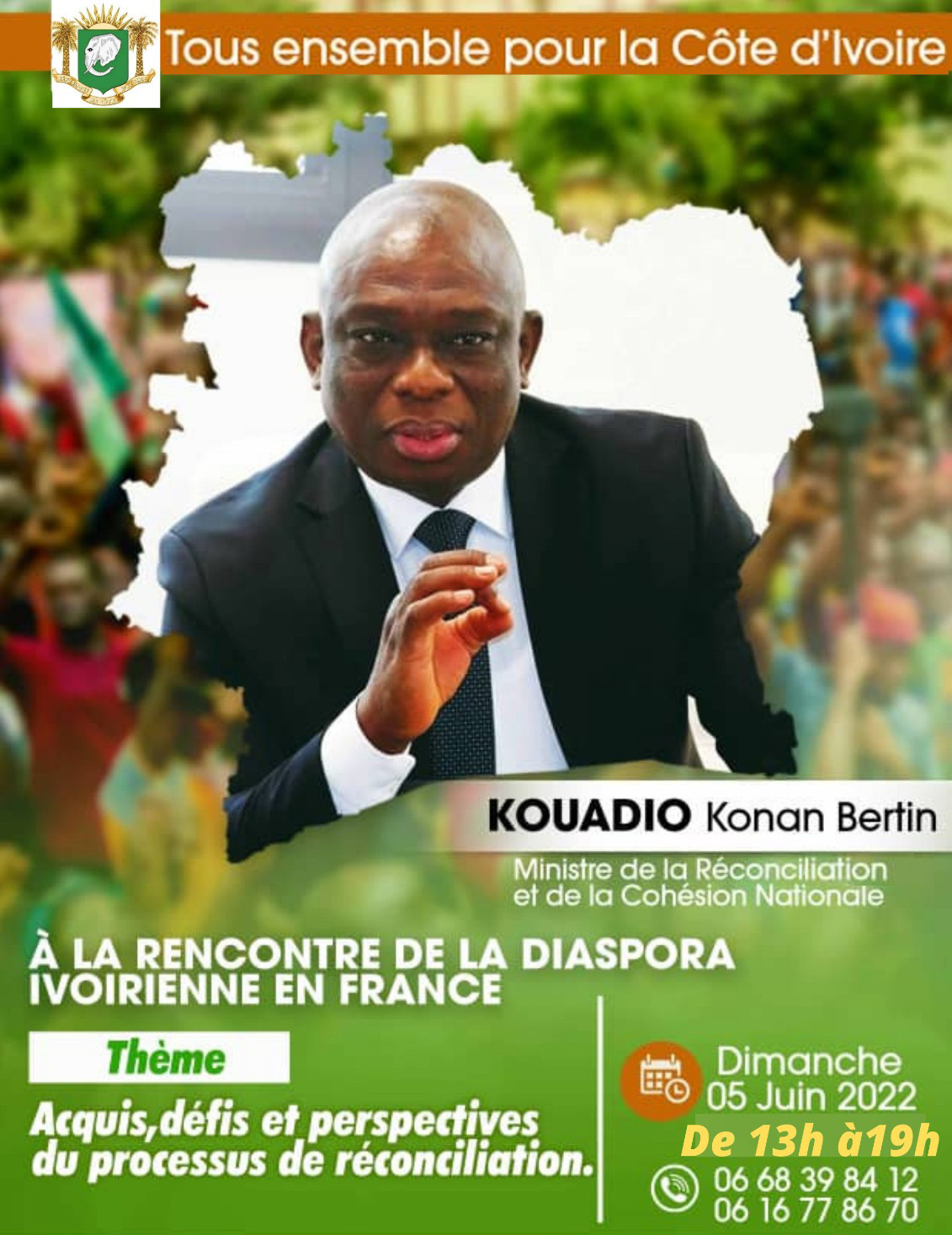 KKB et la diaspora ivoirienne en France : Acquis, défis et perspectives du processus de réconciliation